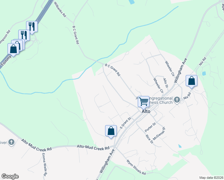map of restaurants, bars, coffee shops, grocery stores, and more near 232 Cook Street in Alto