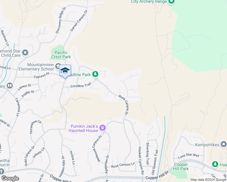 map of restaurants, bars, coffee shops, grocery stores, and more near 28789 Bruin Place in Santa Clarita