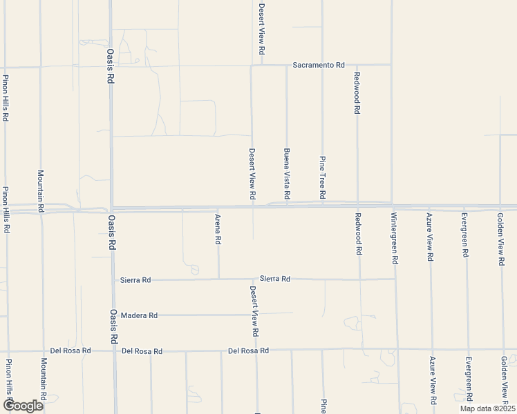 map of restaurants, bars, coffee shops, grocery stores, and more near 1323 Bear Valley Road in Piñon Hills