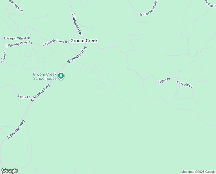 map of restaurants, bars, coffee shops, grocery stores, and more near 4911 South View Road in Prescott