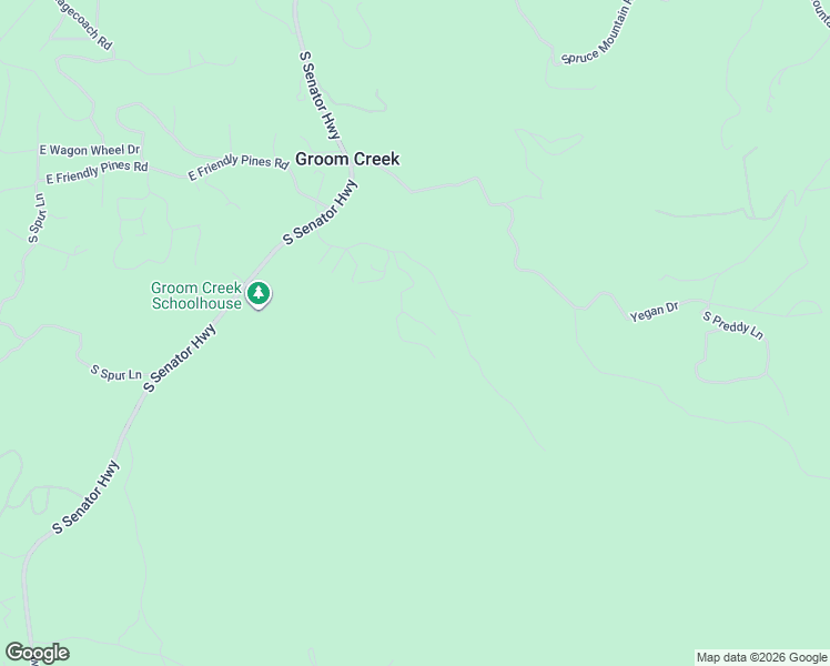 map of restaurants, bars, coffee shops, grocery stores, and more near 4911 South View Road in Prescott