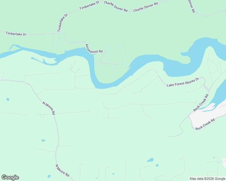 map of restaurants, bars, coffee shops, grocery stores, and more near 190 Lake Forest Shores Drive in Hot Springs
