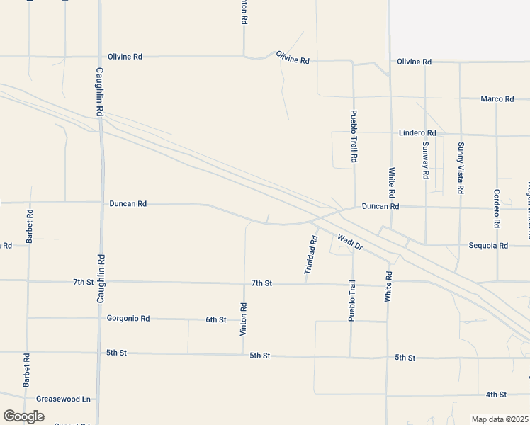 map of restaurants, bars, coffee shops, grocery stores, and more near 8538 Duncan Road in Victorville