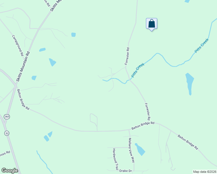 map of restaurants, bars, coffee shops, grocery stores, and more near 8639 Forrester Road in Lula