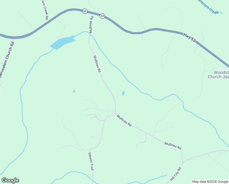 map of restaurants, bars, coffee shops, grocery stores, and more near 681 Mullinax Road in Jasper