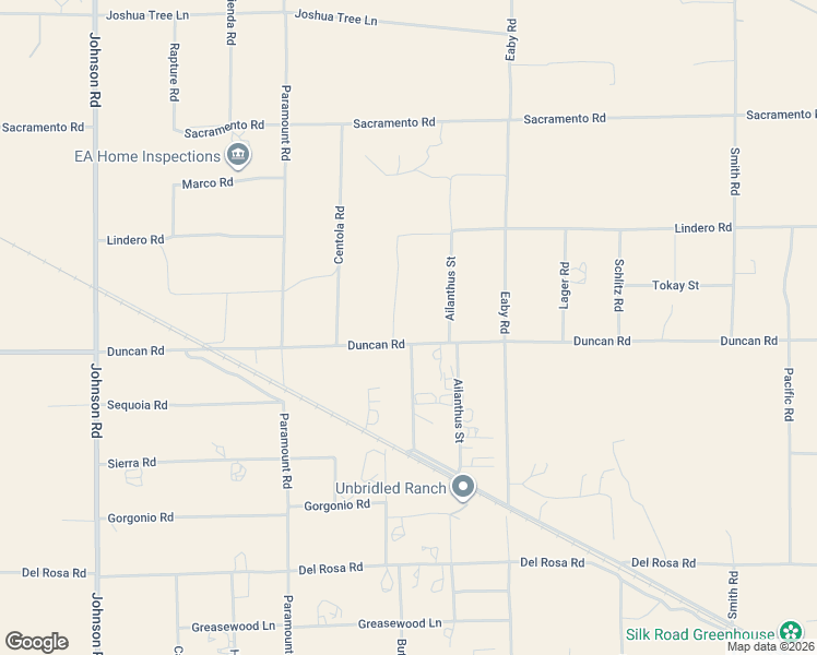 map of restaurants, bars, coffee shops, grocery stores, and more near 5525 Duncan Road in Phelan