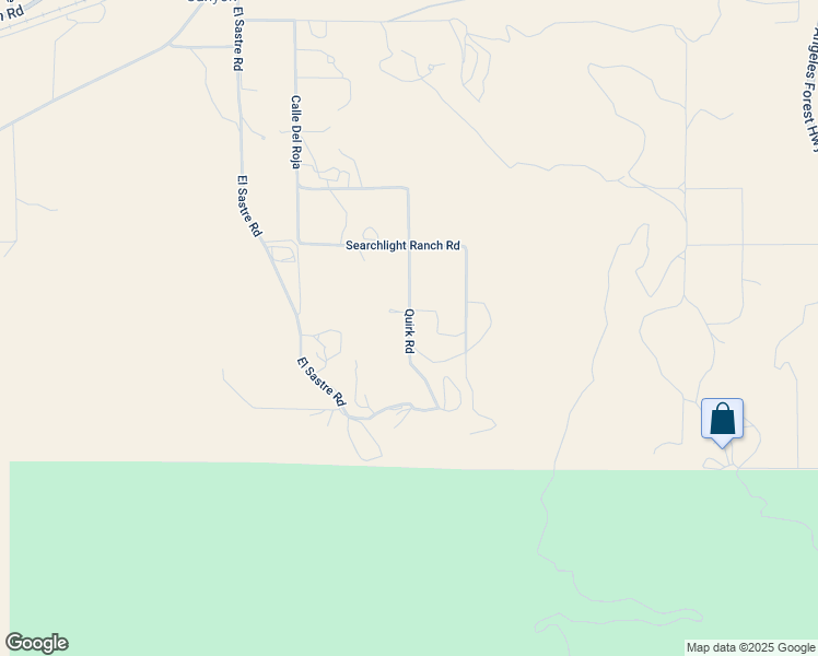 map of restaurants, bars, coffee shops, grocery stores, and more near Quirk Road in Los Angeles County