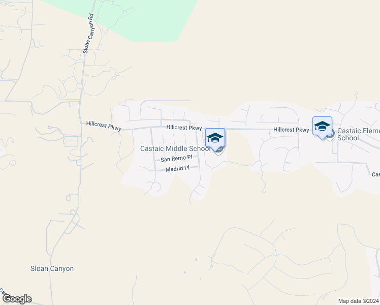 map of restaurants, bars, coffee shops, grocery stores, and more near 30406 Servilla Place in Castaic