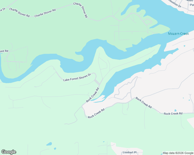 map of restaurants, bars, coffee shops, grocery stores, and more near 106 Lake Forest Shores Drive in Hot Springs