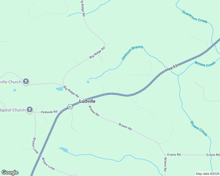 map of restaurants, bars, coffee shops, grocery stores, and more near 10762 Highway 53 in Talking Rock