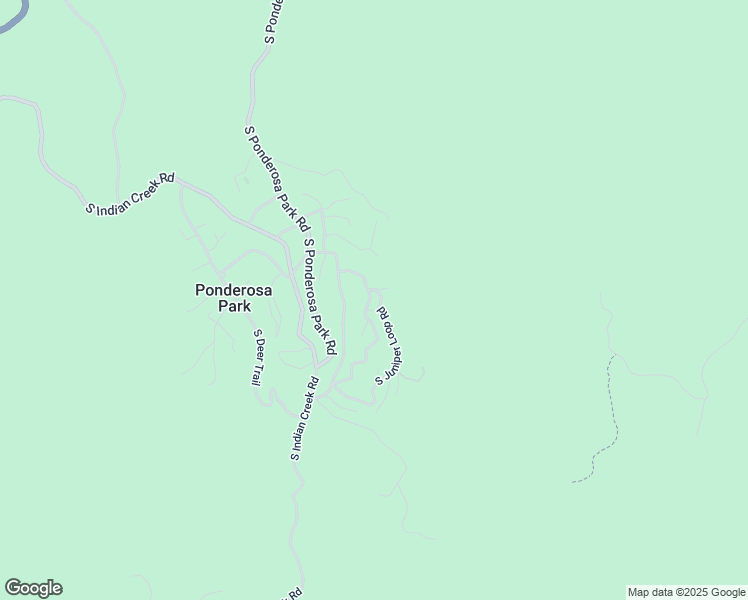 map of restaurants, bars, coffee shops, grocery stores, and more near 4692 South Juniper Loop Road in Prescott
