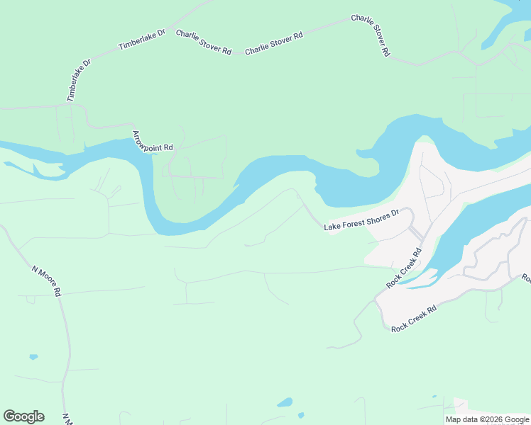 map of restaurants, bars, coffee shops, grocery stores, and more near 165 Lake Forest Shores Drive in Hot Springs