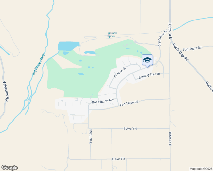 map of restaurants, bars, coffee shops, grocery stores, and more near 31850 Saint Anne Drive in Llano