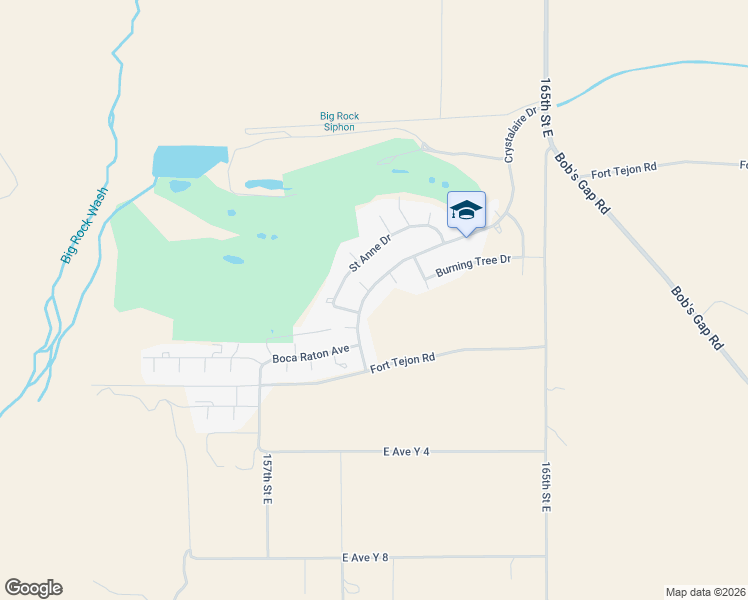 map of restaurants, bars, coffee shops, grocery stores, and more near 31920 Crystalaire Drive in Llano