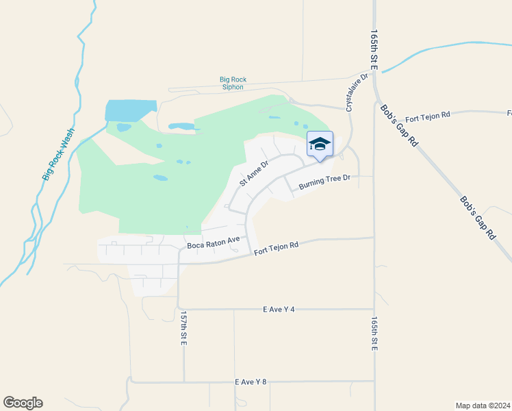 map of restaurants, bars, coffee shops, grocery stores, and more near 31920 Crystalaire Drive in Llano