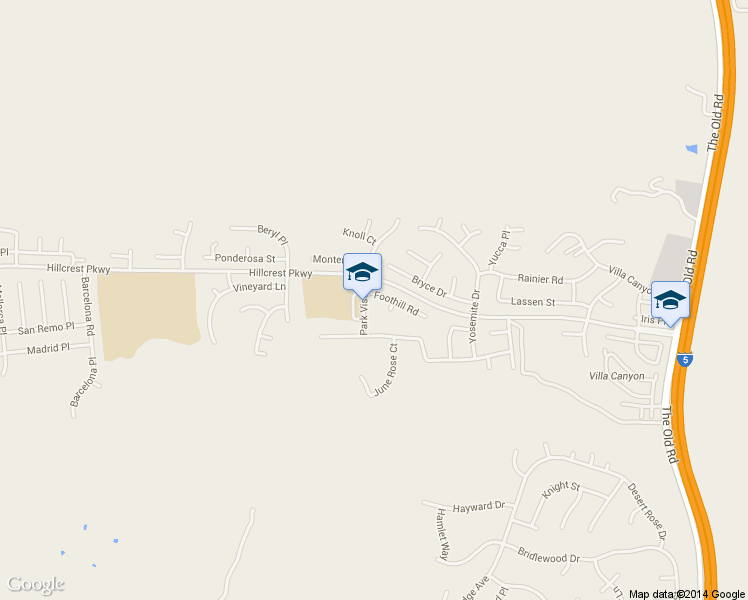 map of restaurants, bars, coffee shops, grocery stores, and more near 28328 Foothill Road in Castaic