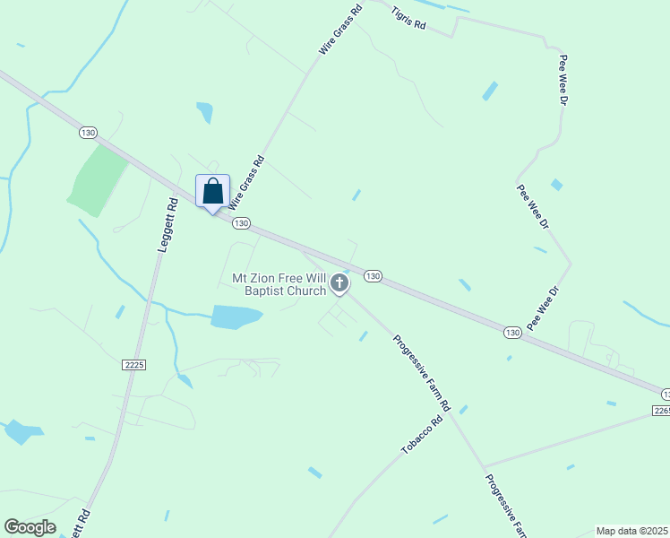 map of restaurants, bars, coffee shops, grocery stores, and more near 15048 North Carolina 130 in Fairmont