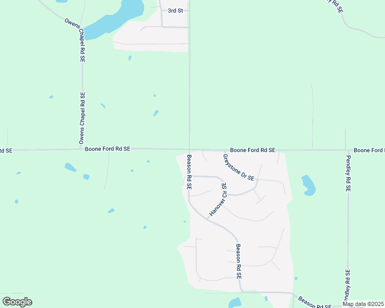 map of restaurants, bars, coffee shops, grocery stores, and more near 108 Beason Road Southeast in Calhoun