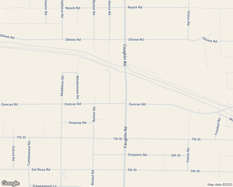 map of restaurants, bars, coffee shops, grocery stores, and more near 12185 Atsina Road in Phelan
