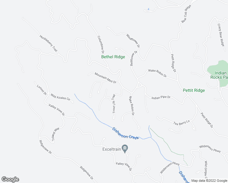map of restaurants, bars, coffee shops, grocery stores, and more near 6169 Trout Lily Trail in Dawsonville