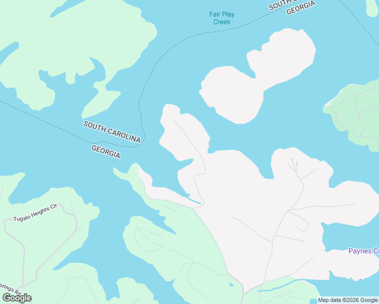 map of restaurants, bars, coffee shops, grocery stores, and more near 421 Panorama Drive in Lavonia