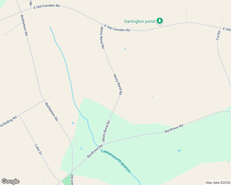 map of restaurants, bars, coffee shops, grocery stores, and more near 2388 Misty Bend Road in Hartsville