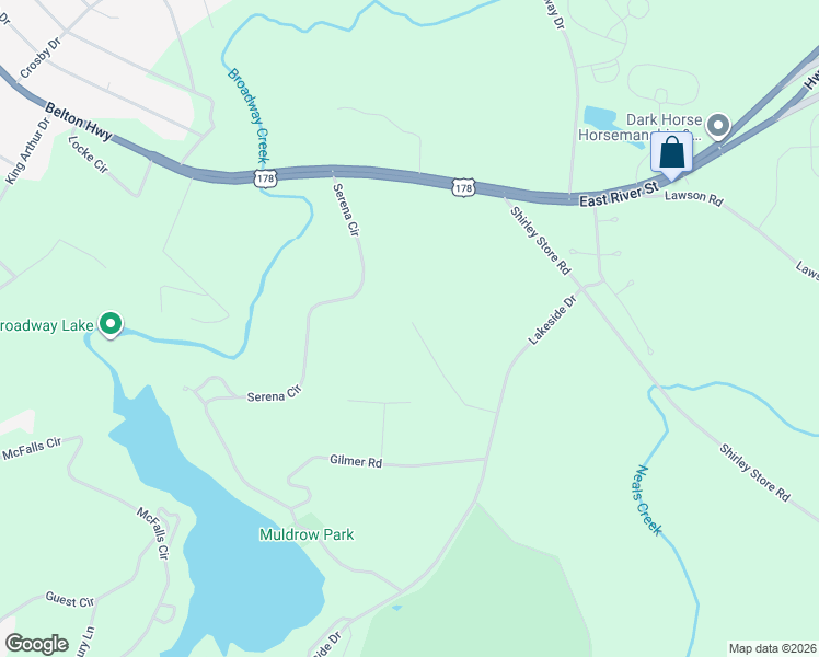 map of restaurants, bars, coffee shops, grocery stores, and more near 12 Leilani Lane in Anderson