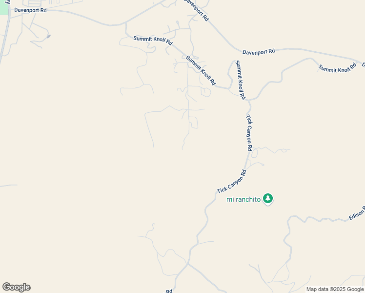 map of restaurants, bars, coffee shops, grocery stores, and more near 13560 Sego Road in Agua Dulce