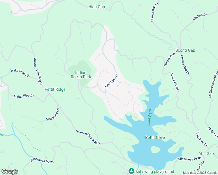 map of restaurants, bars, coffee shops, grocery stores, and more near 884 Quail Cove Drive in Jasper