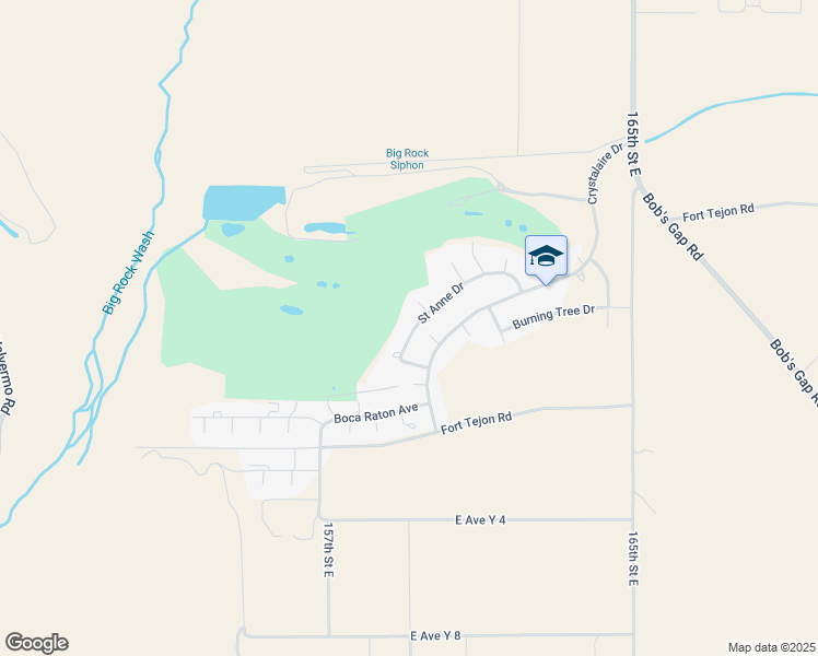 map of restaurants, bars, coffee shops, grocery stores, and more near Saint Anne Drive in Los Angeles County