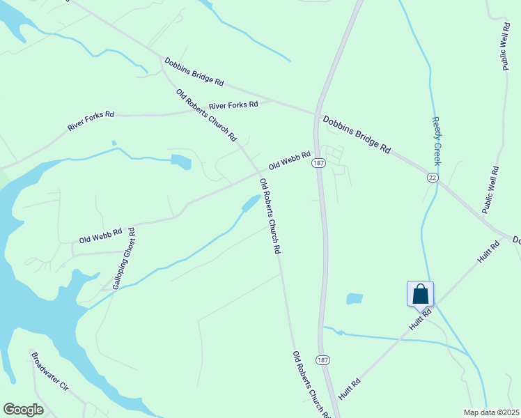 map of restaurants, bars, coffee shops, grocery stores, and more near 1411 Old Roberts Church Road in Anderson