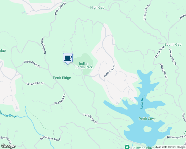 map of restaurants, bars, coffee shops, grocery stores, and more near 4071 Woodland Trace in Dawsonville