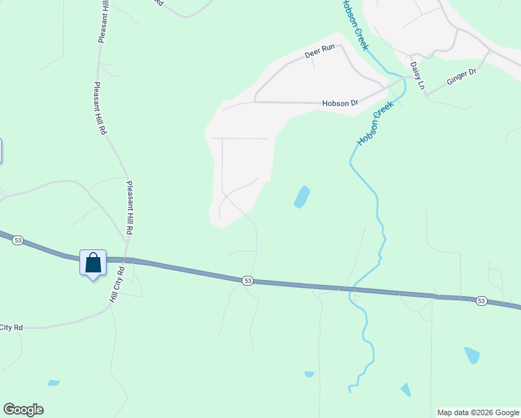 map of restaurants, bars, coffee shops, grocery stores, and more near 236 Village Creek Drive in Jasper