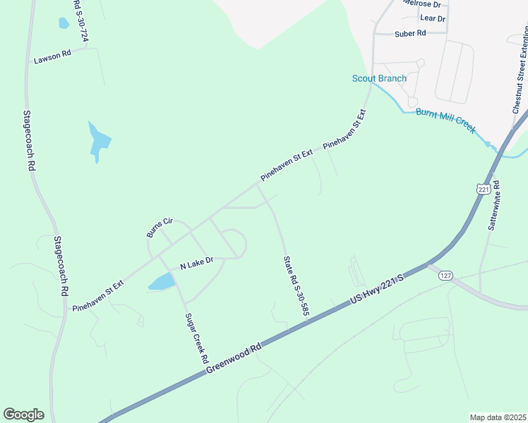map of restaurants, bars, coffee shops, grocery stores, and more near 431 State Road S-30-585 in Laurens