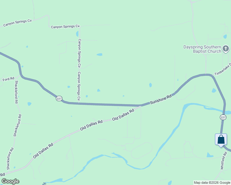 map of restaurants, bars, coffee shops, grocery stores, and more near 3109 Sunshine Road in Royal