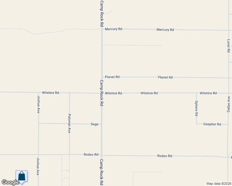 map of restaurants, bars, coffee shops, grocery stores, and more near 36987 Wilshire Road in Lucerne Valley