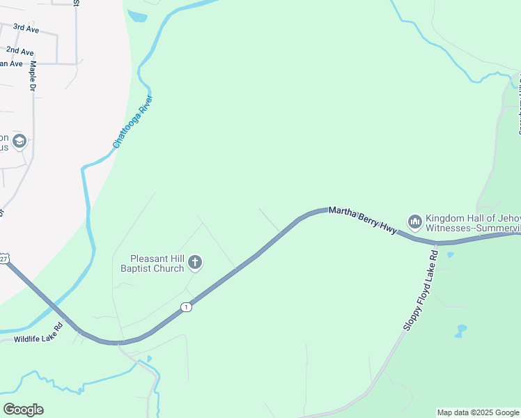 map of restaurants, bars, coffee shops, grocery stores, and more near 7820 U.S. 27 in Summerville