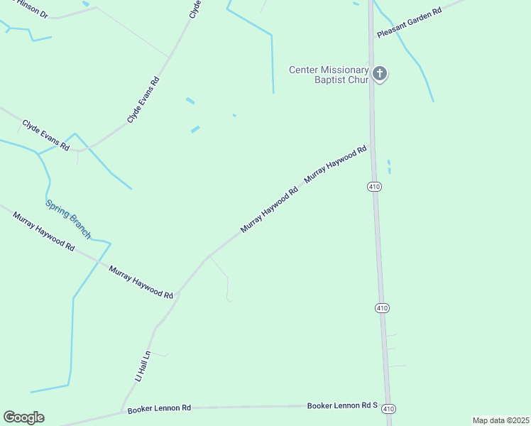 map of restaurants, bars, coffee shops, grocery stores, and more near Murray Haywood Road in Butters