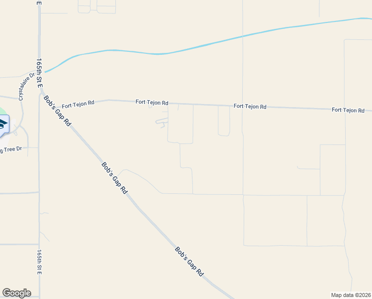 map of restaurants, bars, coffee shops, grocery stores, and more near 17130 Fort Tejon Road in Llano
