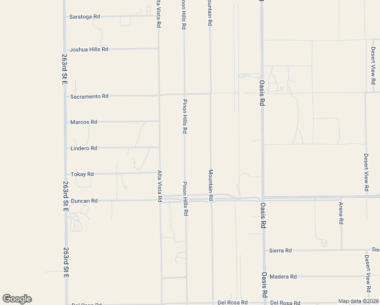 map of restaurants, bars, coffee shops, grocery stores, and more near 12273 Pinon Hills Road in Pinon Hills