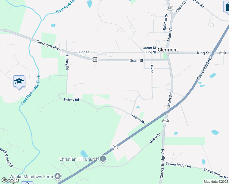 map of restaurants, bars, coffee shops, grocery stores, and more near 6297 Green Mountain Lane in Clermont