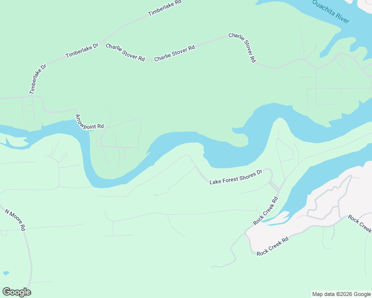 map of restaurants, bars, coffee shops, grocery stores, and more near 152 Lake Forest Shores Drive in Hot Springs