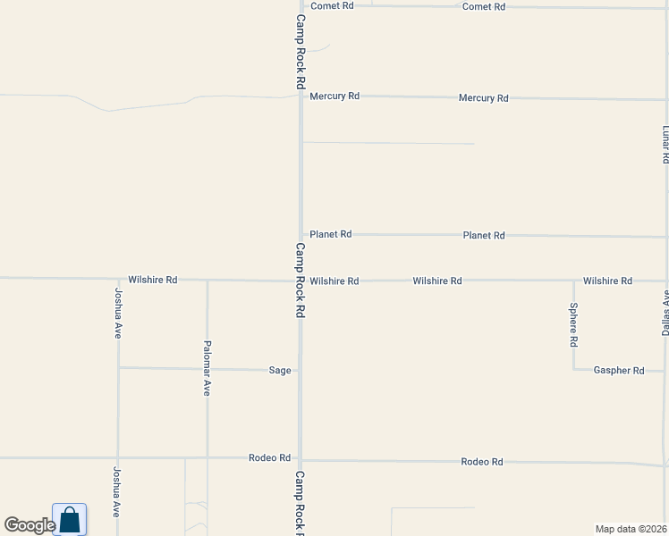 map of restaurants, bars, coffee shops, grocery stores, and more near 36987 Wilshire Road in Lucerne Valley