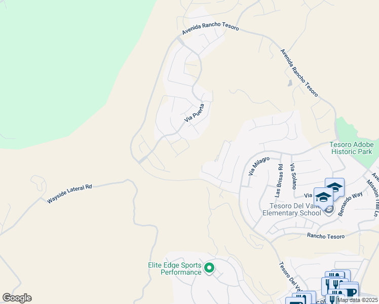 map of restaurants, bars, coffee shops, grocery stores, and more near 29344 Camino Salto in Santa Clarita