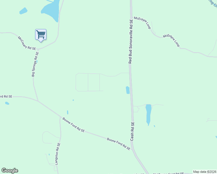 map of restaurants, bars, coffee shops, grocery stores, and more near 570 Oakland Drive in Calhoun