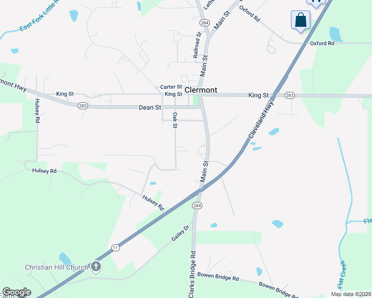 map of restaurants, bars, coffee shops, grocery stores, and more near 6222 Oak Street in Clermont