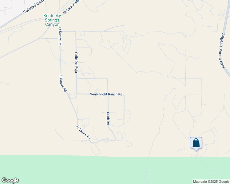 map of restaurants, bars, coffee shops, grocery stores, and more near Quirk Road in Los Angeles County