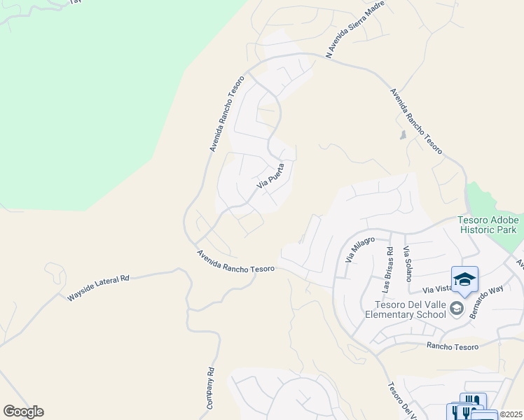 map of restaurants, bars, coffee shops, grocery stores, and more near in Los Angeles County