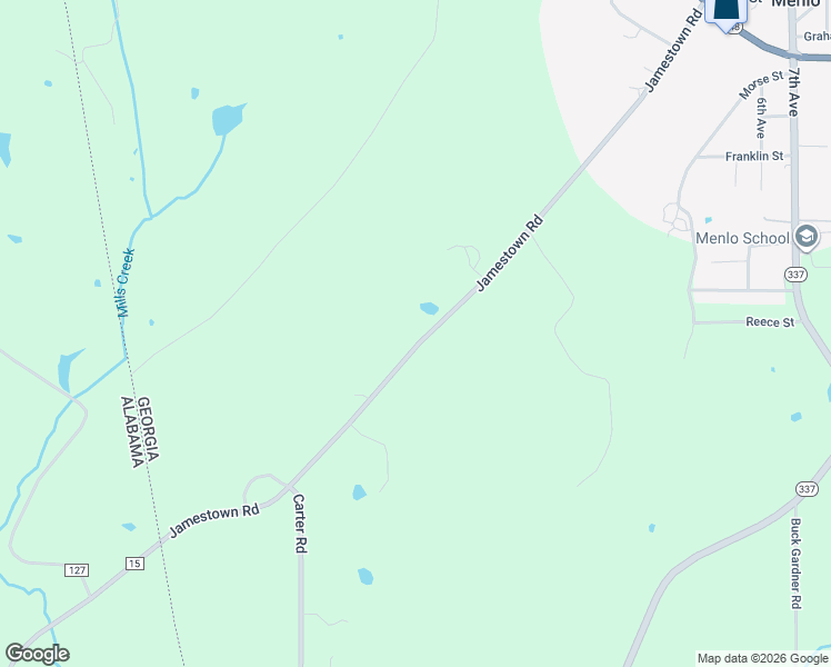 map of restaurants, bars, coffee shops, grocery stores, and more near 1024 Jamestown Road in Menlo