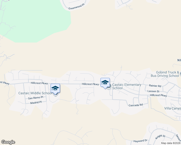 map of restaurants, bars, coffee shops, grocery stores, and more near 30566 Beryl Place in Castaic